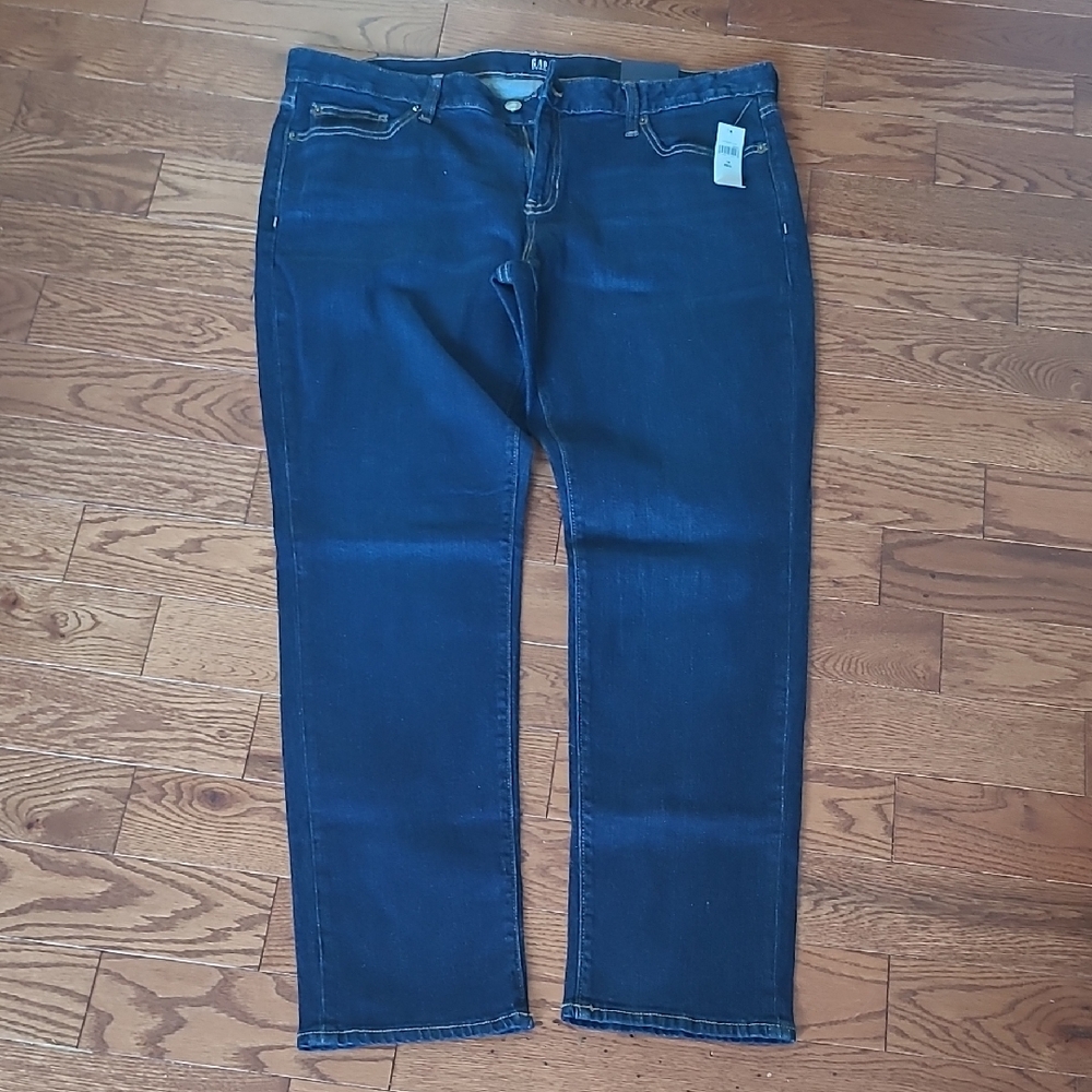 GAP Women's Straight Leg Jeans - Dark Blue
